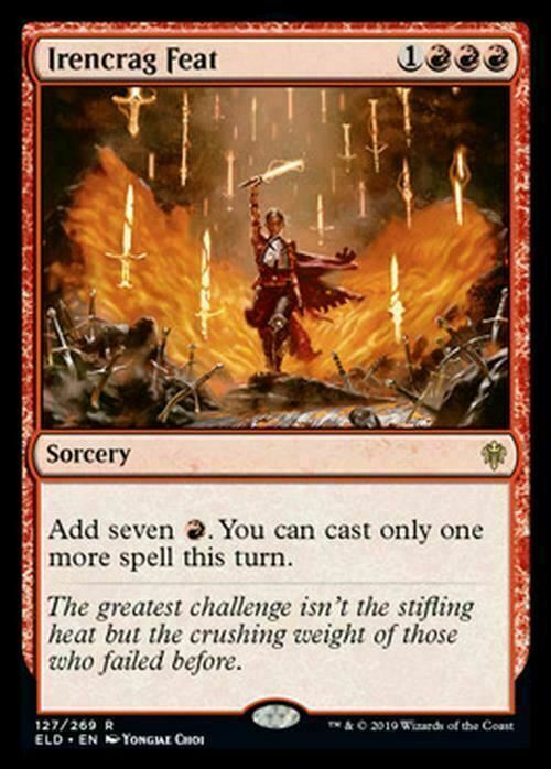 Irencrag Feat ~ Throne of Eldraine [ NM ] [ Magic MTG ]
