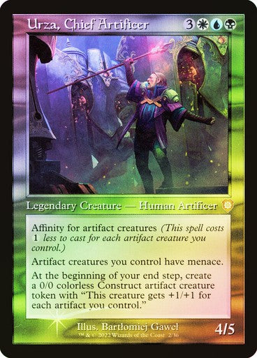 FOIL Urza, Chief Artificer ~ Commander: The Brothers' War [ NM ] [ Magic MTG ]