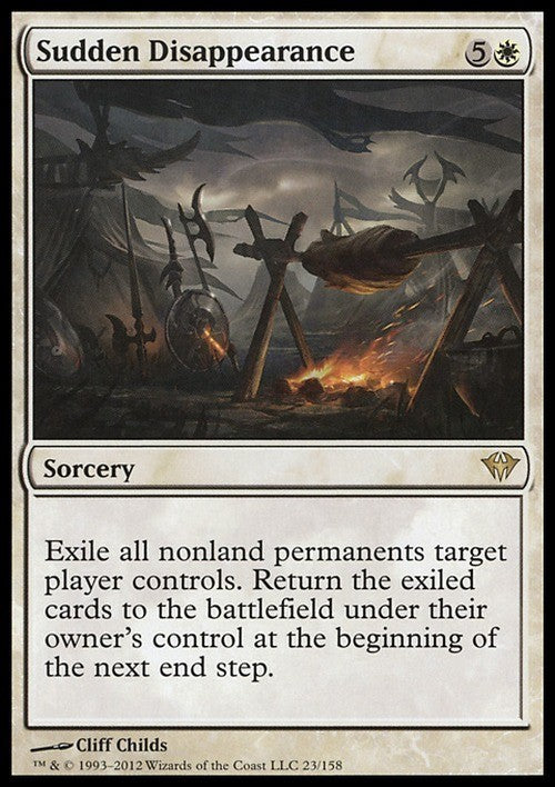 Sudden Disappearance ~ Dark Ascension [ PLAYED ] [ Magic MTG ]