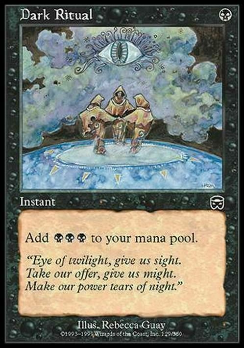 Dark Ritual ~ Mercadian Masques [ EX ] [ Magic MTG ]
