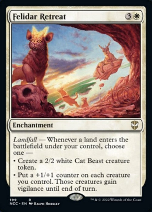 Felidar Retreat ~ Commander: Streets of New Capenna [ NM ] [ Magic MTG ]