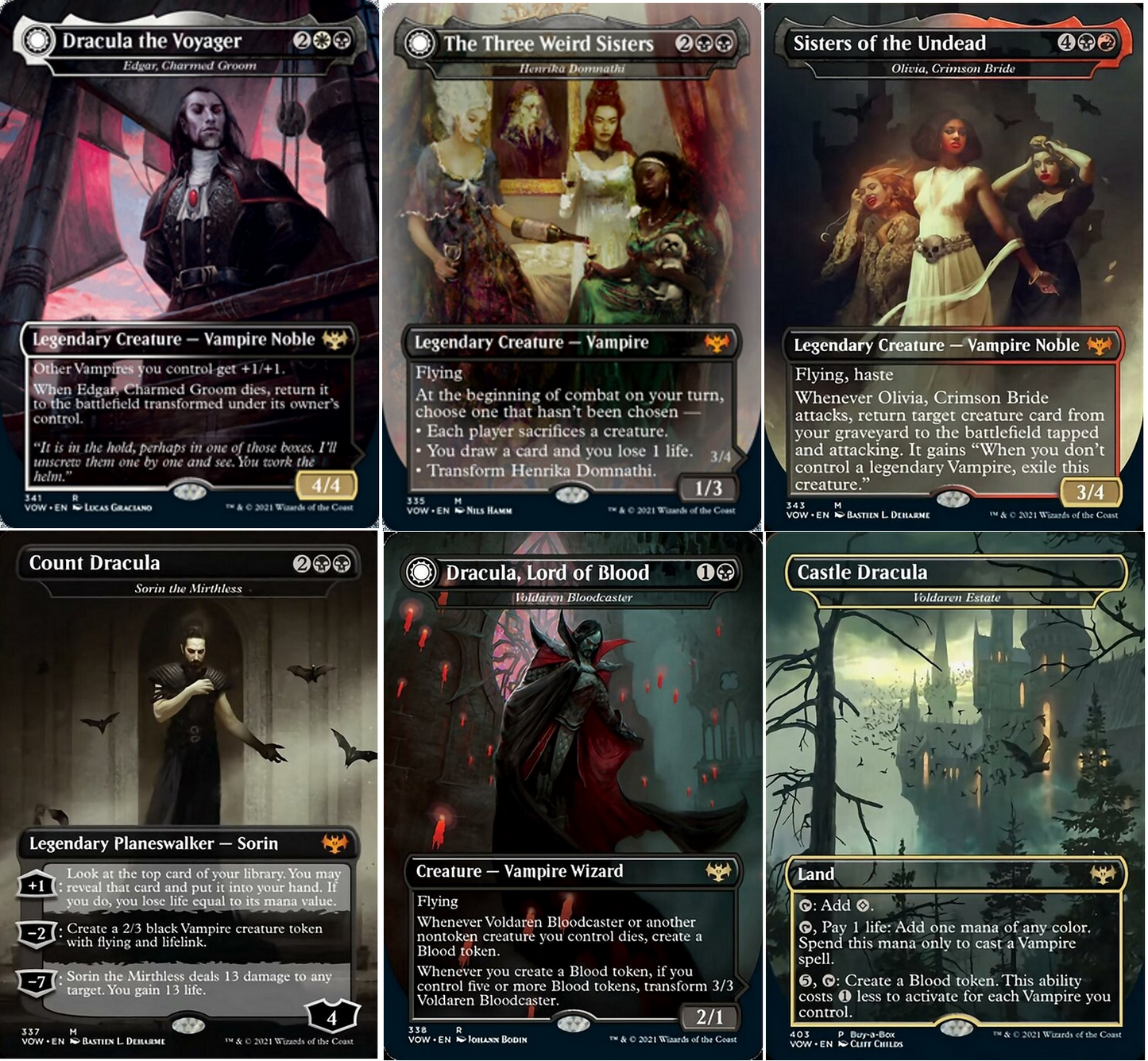 Choose your DRACULA Series Card ~ Crimson Vow [ NM ] [ Magic MTG ]