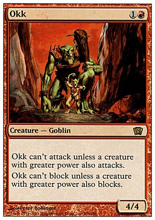 Okk ~ Eighth Edition [ EX ] [ Magic MTG ]