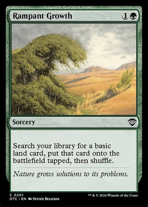 Rampant Growth ~ Commander: Outlaws of Thunder Junction [ NM ] [ Magic MTG ]