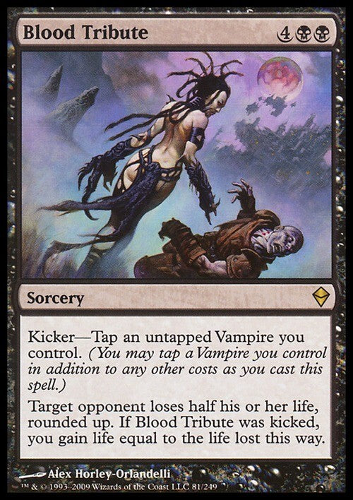 Blood Tribute ~ Zendikar [ EX ] [ Magic MTG ]