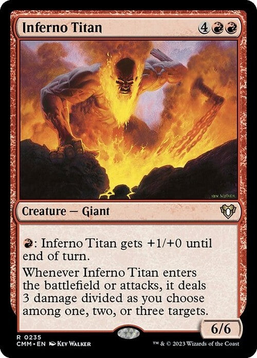 Inferno Titan ~ Commander Masters [ NM ] [ Magic MTG ]