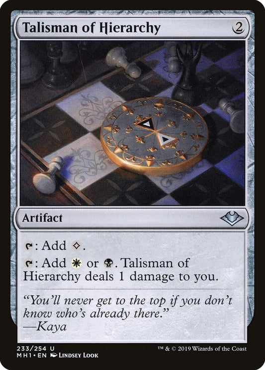 Talisman of Hierarchy ~ Modern Horizons 1 [ EX ] [ Magic MTG ]