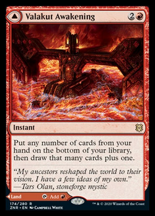 Valakut Awakening // Valakut Stoneforge ~ Zendikar Rising [ EX ] [ MTG ]