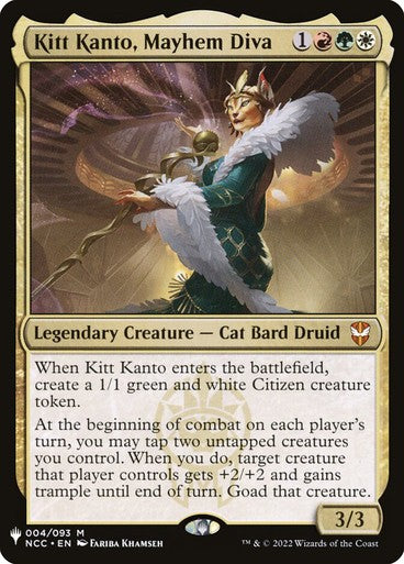 Kitt Kanto, Mayhem Diva ~ The List [ NM ] [ Magic MTG ]
