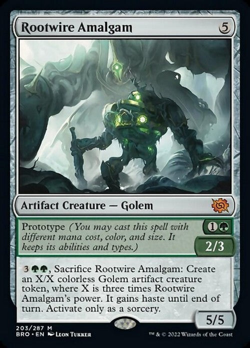 Rootwire Amalgam ~ The Brothers' War [ NM ] [ Magic MTG ]