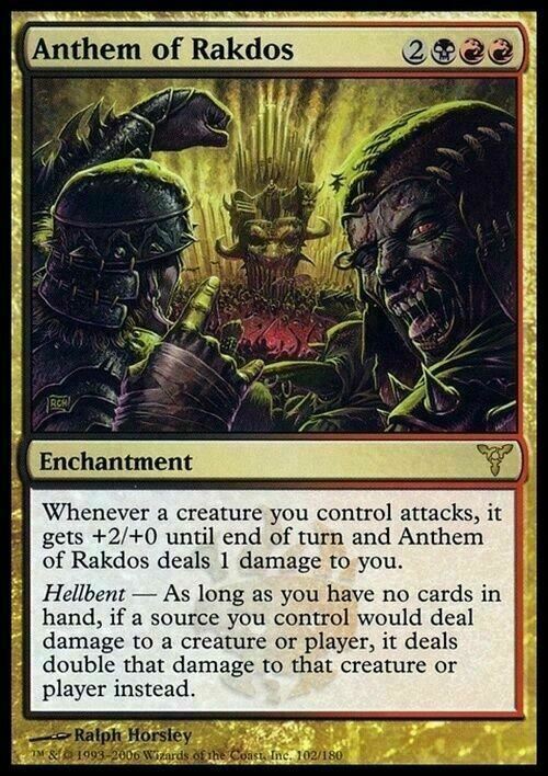 Anthem of Rakdos ~ Dissension [ EX+ ] [ Magic MTG ]