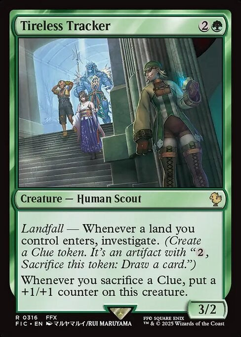 Tireless Tracker ~ Commander: Final Fantasy [ NM ] [ Magic MTG ]