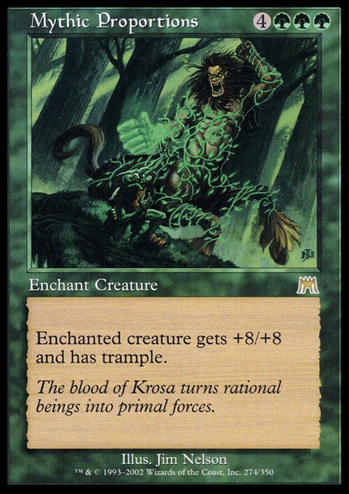 Mythic Proportions ~ Onslaught [ EX ] [ Magic MTG ]