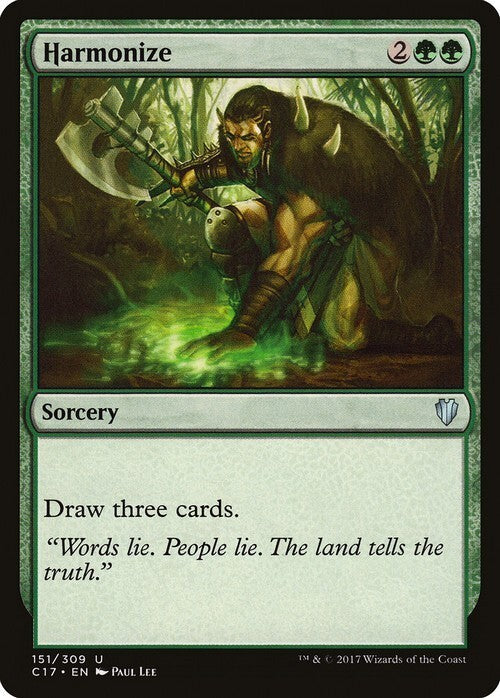 Harmonize ~ Commander 2017 [ EX ] [ Magic MTG ]