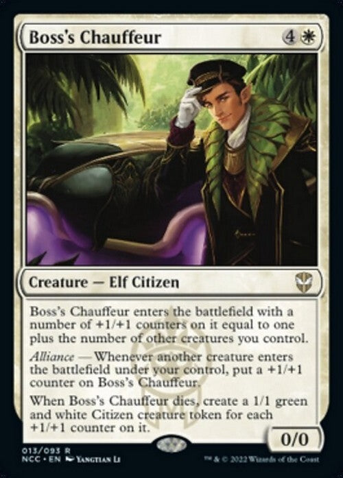 Boss's Chauffeur ~ Commander: Streets of New Capenna [ NM ] [ Magic MTG ]
