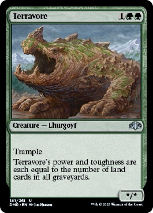 Terravore ~ Dominaria Remastered [ NM ] [ Magic MTG ]