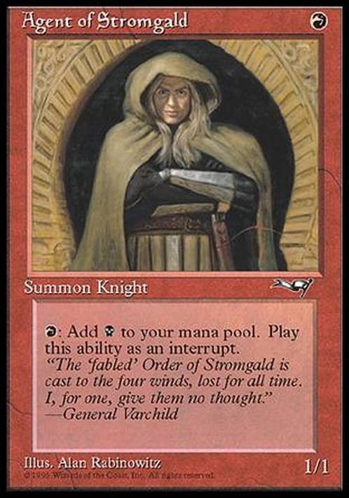 Agent of Stromgald (Version 2) ~ Alliances [ EX ] [ Magic MTG ]