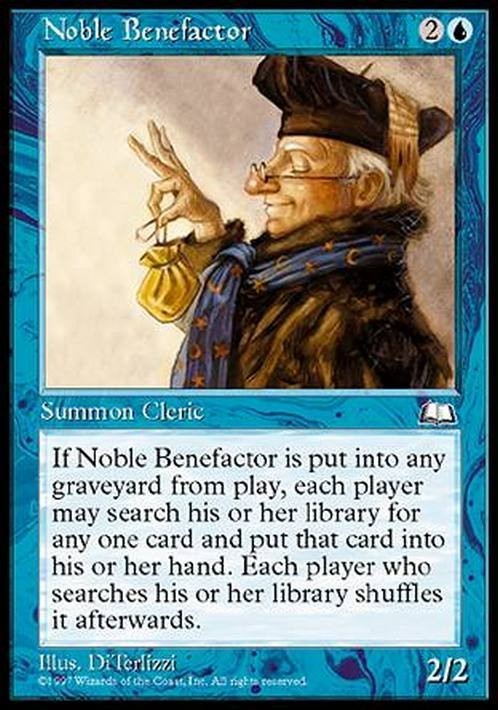 Noble Benefactor ~ Weatherlight [ EX ] [ Magic MTG ]