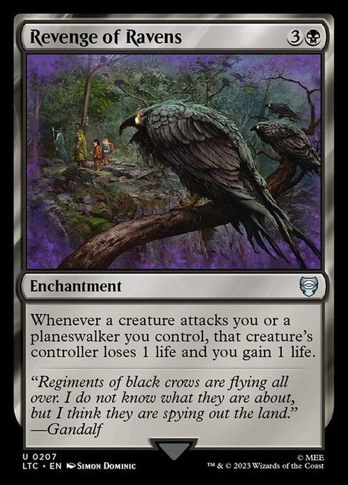Revenge of Ravens ~ Commander: Lord of the Rings [ NM ] [ Magic MTG ]