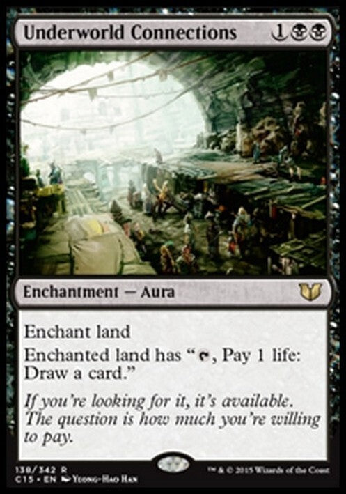 Underworld Connections ~ Commander 2015 [ EX ] [ Magic MTG ]