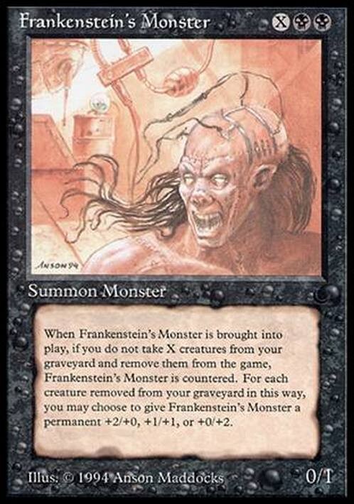 Frankenstein's Monster ~ The Dark [ PLAYED ] [ Magic MTG ]