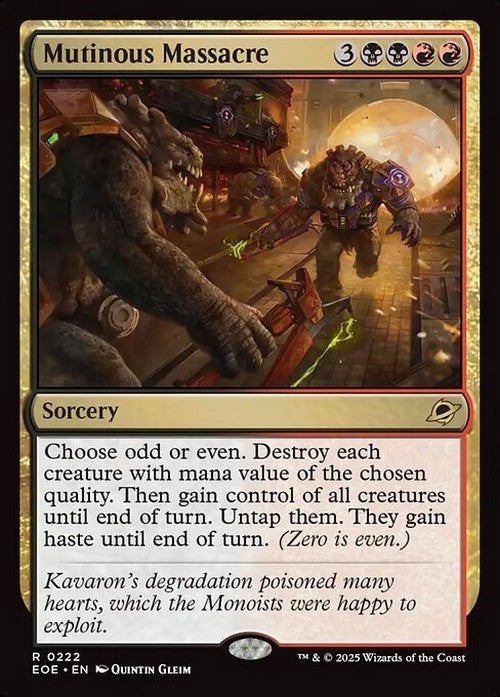 Mutinous Massacre ~ Edge of Eternities [ NM ] [ Magic MTG ]