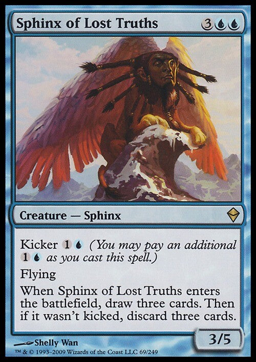 Sphinx of Lost Truths ~ Zendikar [ EX ] [ Magic MTG ]