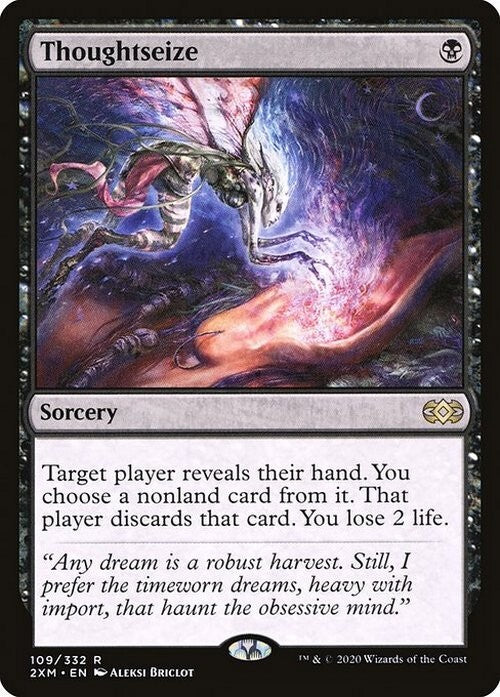 Thoughtseize ~ Double Masters [ EX ] [ Magic MTG ]