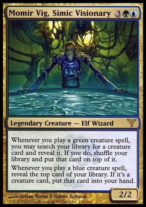 Momir Vig, Simic Visionary ~ Dissension [ EX ] [ Magic MTG ]