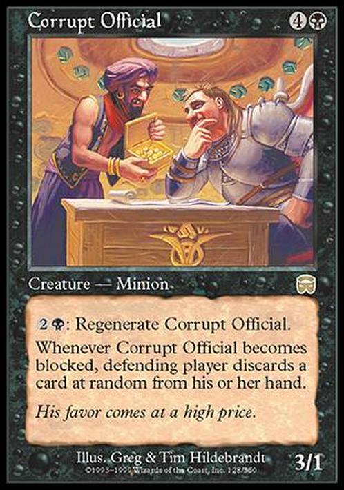Corrupt Official ~ Mercadian Masques [ EX ] [ Magic MTG ]
