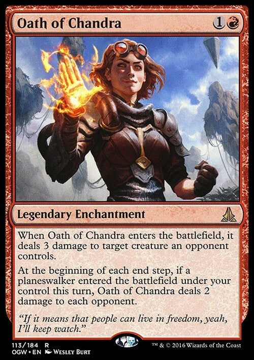 Oath of Chandra ~ Oath of the Gatewatch [ EX ] [ Magic MTG ]
