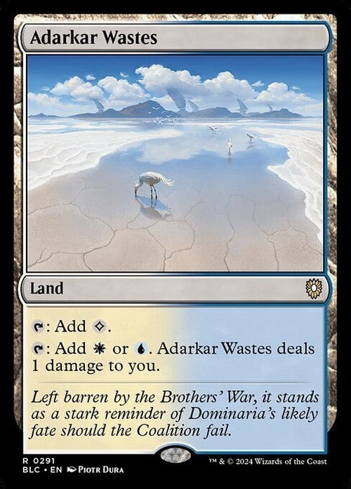 Adarkar Wastes ~ Commander: Bloomburrow [ NM ] [ Magic MTG ]