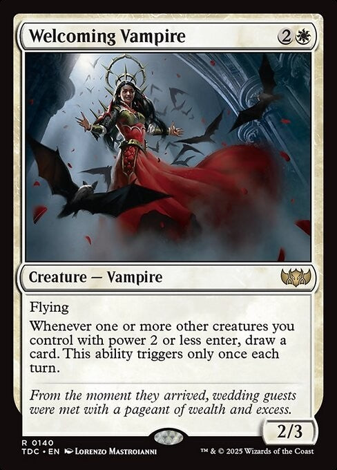 Welcoming Vampire ~ Commander: Tarkir: Dragonstorm [ NM ] [ Magic MTG ]