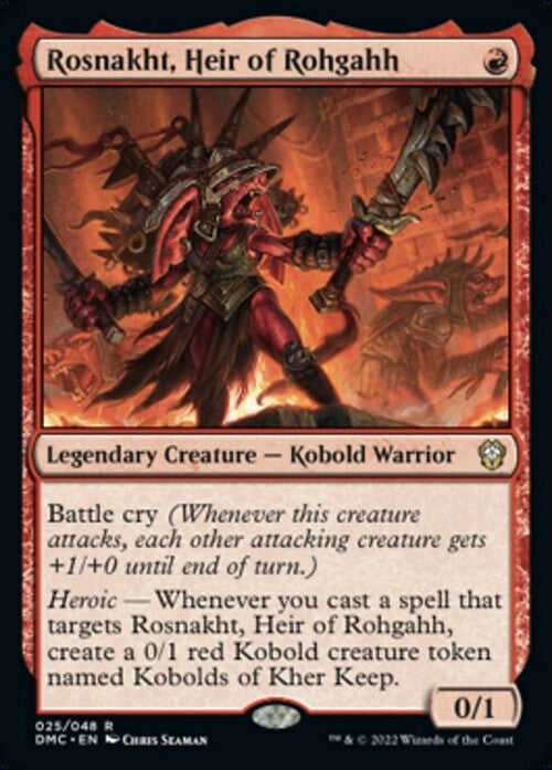 Rosnakht, Heir of Rohgahh ~ Commander: Dominaria United [ NM ] [ Magic MTG ]