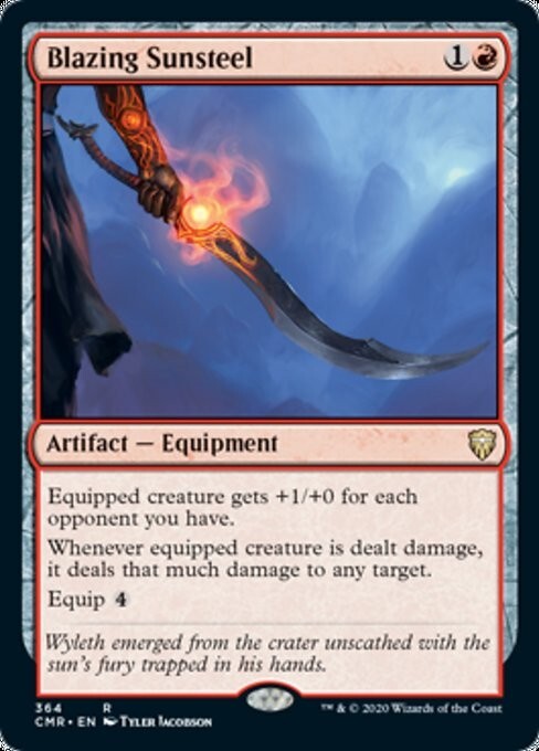 Blazing Sunsteel ~ Commander Legends 1 [ NM ] [ Magic MTG ]