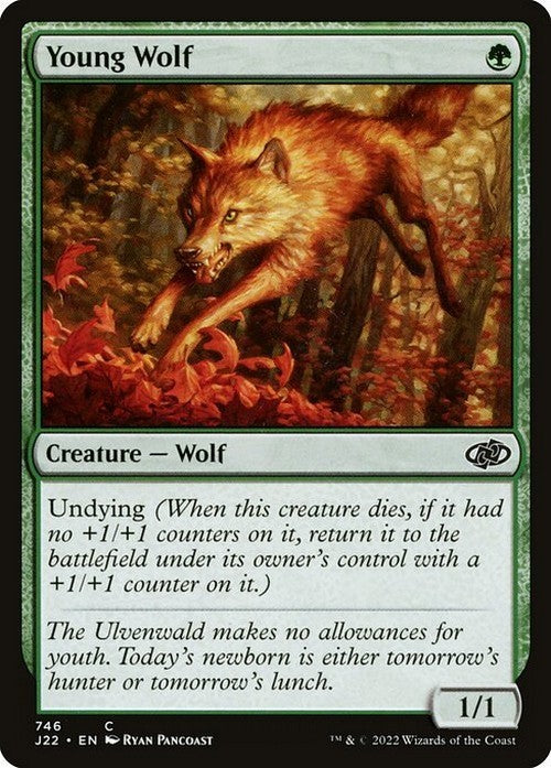 Young Wolf ~ Jumpstart 2022 [ NM ] [ Magic MTG ]