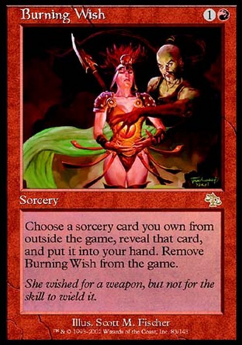 Burning Wish ~ Judgment [ EX ] [ Magic MTG ]