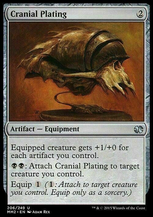 Cranial Plating ~ Modern Masters 2015 [ EX ] [ Magic MTG ]