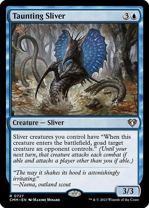 Taunting Sliver ~ Commander Masters [ NM ] [ Magic MTG ]