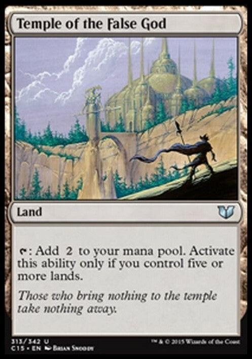 Temple of the False God ~ Commander 2015 [ EX ] [ Magic MTG ]