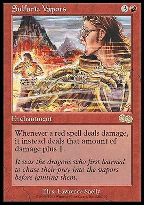Sulfuric Vapors ~ Urza's Saga [ EX ] [ Magic MTG ]
