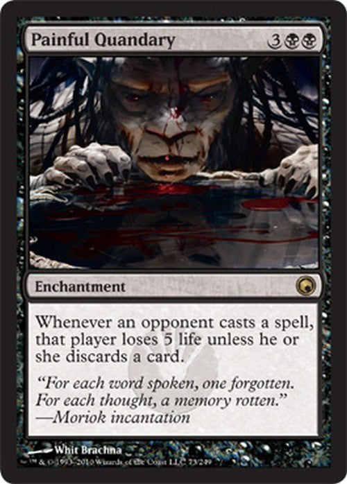 Painful Quandary ~ Scars of Mirrodin [ EX ] [ Magic MTG ]