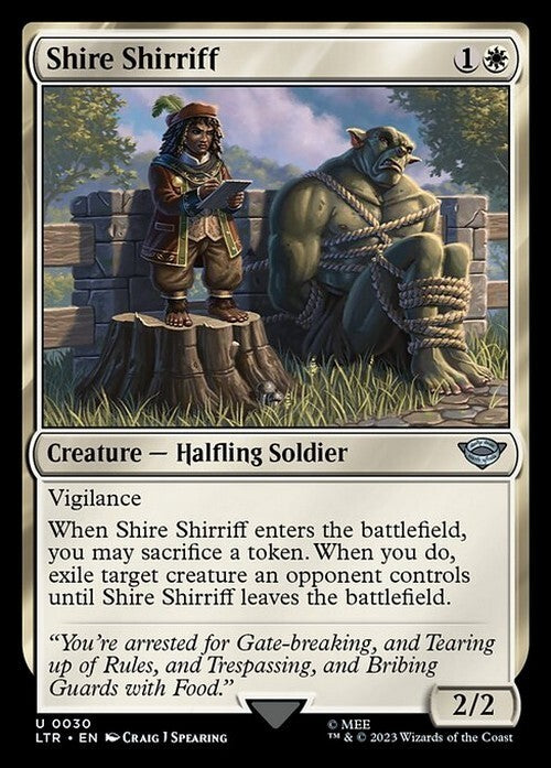 Shire Shirriff ~ The Lord of the Rings [ NM ] [ Magic MTG ]