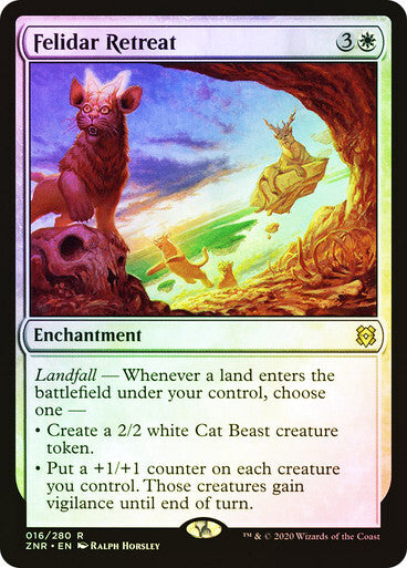 FOIL Felidar Retreat ~ Zendikar Rising [ NM ] [ Magic MTG ]