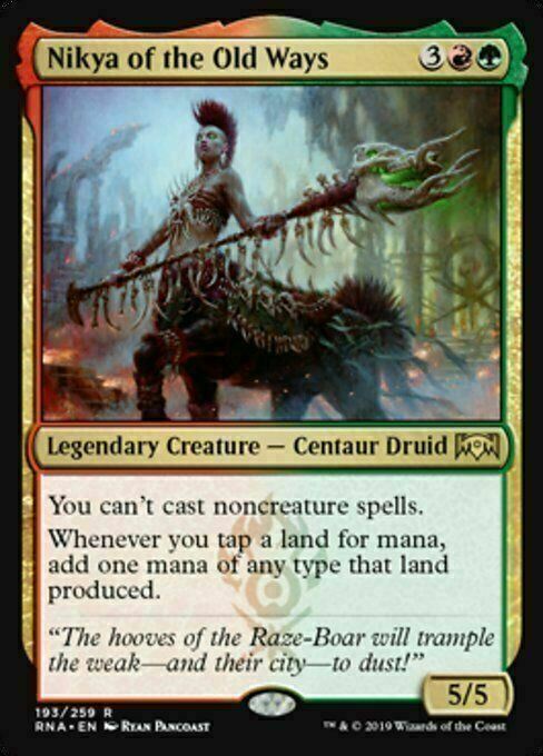 Nikya of the Old Ways ~ Ravnica Allegiance [ NM ] [ Magic MTG ]