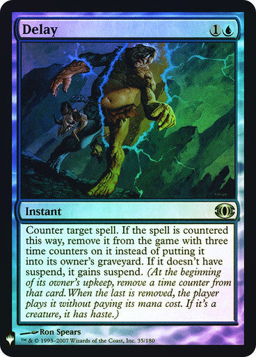 FOIL Delay ~ Mystery Booster [ NM ] [ Magic MTG ]