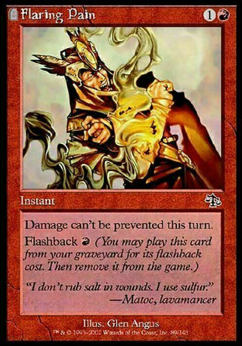 Flaring Pain ~ Judgment [ EX ] [ Magic MTG ]