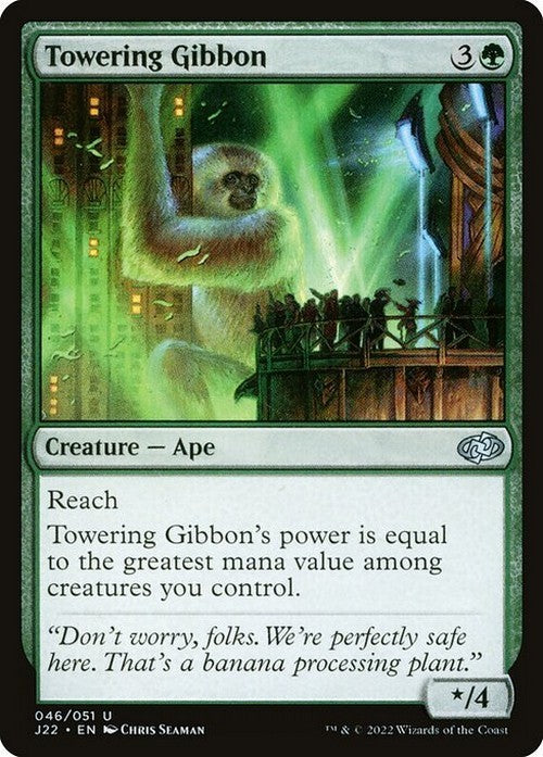 Towering Gibbon ~ Jumpstart 2022 [ NM ] [ Magic MTG ]