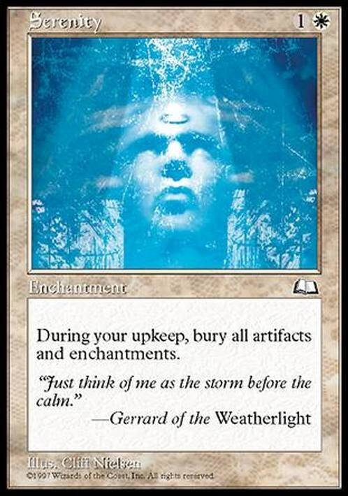 Serenity ~ Weatherlight [ EX ] [ Magic MTG ]