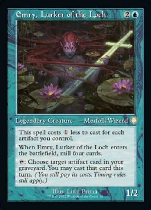 Emry, Lurker of the Loch ~ Commander: The Brothers' War [ NM ] [ Magic MTG ]